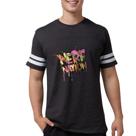 CafePress - Nerf Nation T Shirt - Mens Football Shirt