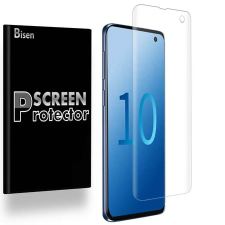 Fit For Samsung Galaxy S10e [NOT For S10] [3-Pack BISEN] Screen Protector, Full Coverage, Edge-To-Edge Protection, HD Clear, Anti-Scratch [Wet