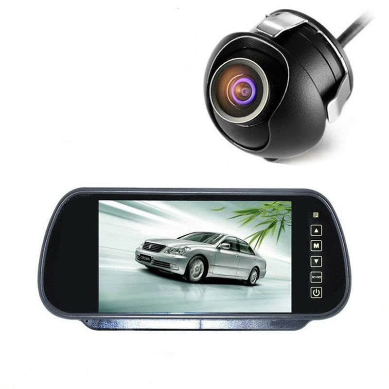 Bileeko 7" LCD Car Rear View Mirror Backup Camera Monitor Night Vision