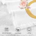 thumbnail image 4 of GZHJMY Letter C Cotton Towels Set 2 Pcs Absorbent Hand Towel Face Towels Kitchen Towels Bath Towels for Bathroom Laundry Room Kitchen 16 x 28 Inches, 4 of 7