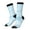 3 Black, variant on Blue Marble Crew Socks for Men & Women, Breathable Casual Athletic Ankle Socks
