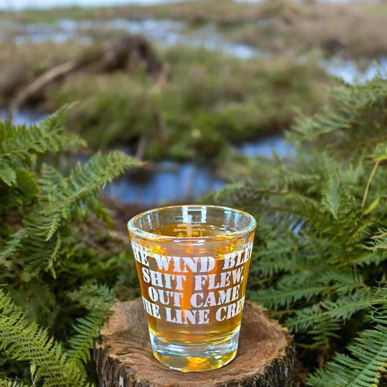 2oz Lineman Poem Shot glass 2oz Lineman Poem Shot glass