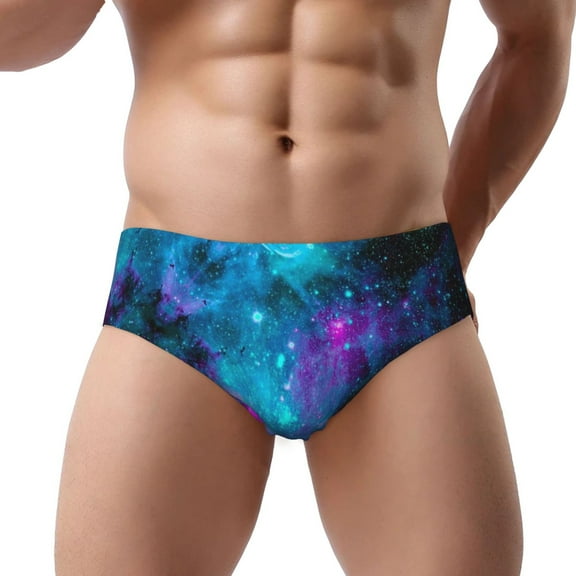 Men Briefs Underwear Galaxy Underwear Briefs Comfortable Underpants