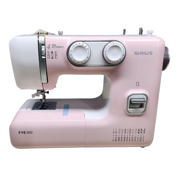 Máquina Recta Casera Portatil Sirius Fy300 Peach Pink
