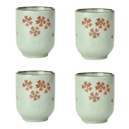 

Panda Superstore PS-HOM367144011-SUE02281 Ceramic Japanese Style Creative Tea Cup - Set of 4