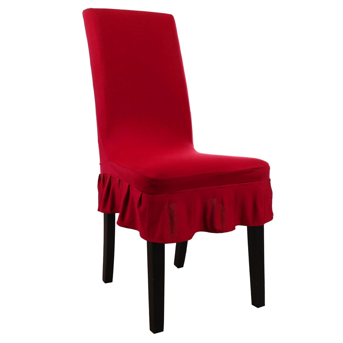 Dining Chair Cover Ruffled Skirt Stool Slipcover Chair Seat Protector