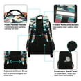 thumbnail image 3 of ALAZA Seamless Magic Sharks Backpack Elementary School Bag Bookbag Travel Rucksack, 3 of 7