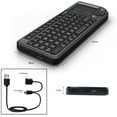 thumbnail image 2 of Mini Clavier Sans Fil, avec Souris Tactile, Clavier Sans Fil Léger et Portable, avec Récepteur USB et Télécommande, 2 of 10