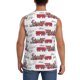 thumbnail image 4 of Fotbe Retro Train Men's Camiseta sin Mangas Estampada para Hombres, Playera Casual para Gimnasio, Entrenamiento, Playa-Large, 4 of 7