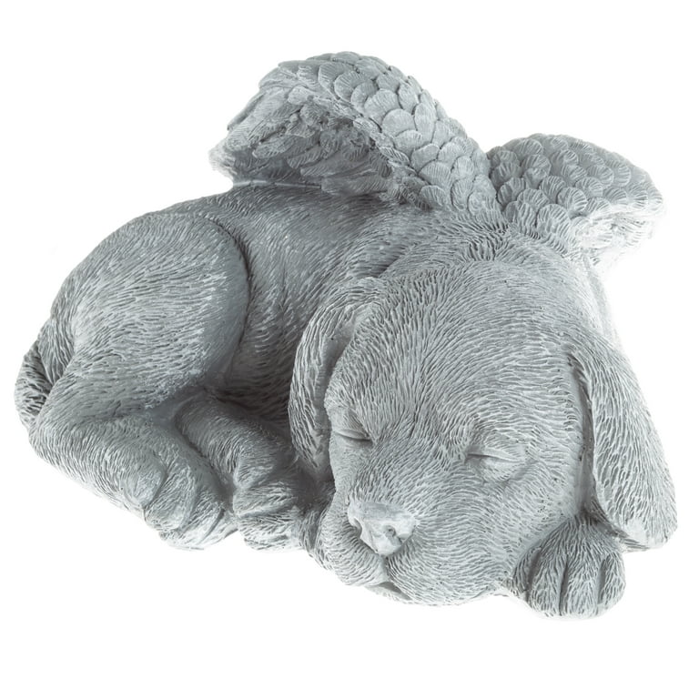 Handcrafted Stone Sleeping Baby Elephant Garden Sculpture