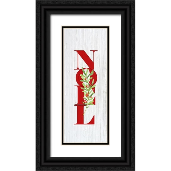Murdock, Ramona 8x14 Black Ornate Wood Framed with Double Matting Museum Art Print Titled - Noel