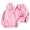 Pink, variant on TFEOQRY Hooded Sweatshirts for Women Autumn and Winter Loose Breast Cancer Related Letter Printed Pullover Long Sleeve Hooded Tops Sweatshirt Beige