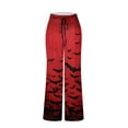 thumbnail image 5 of Women's Comfy Pajama Pants Funny Print Pajama Pants Comfy Stretch Drawstring Pajamas Cozy Pjs Sleepwear Lounge Pants, 5 of 7