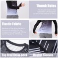 thumbnail image 3 of Men’s Fishing Shirts Long Sleeve Rashguard Sun Protection Shirt UPF 50+ Breathable Black L, 3 of 6