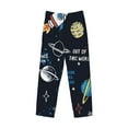 thumbnail image 4 of Bingfone Space Mens All Over Print Sleep Pajama Pants-Small, 4 of 9
