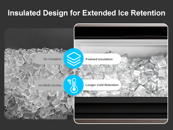 COTLIN Commercial Ice Maker Machine 150LBS/24H, 20’’ Under Counter Ice Machine with 33LBS Storage Bin/ Built-in Cleaning System, Freestanding Ice Maker for Restaurants/Bars, ETL Approved