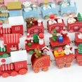 thumbnail image 1 of Juego de tren de madera 4 PCS Juguetes de tren de Navidad Regalo de A?o Nuevo para ni?os Adorno de mu?eco de nieve Tema de Navidad ZefeiWu 1327534239072, 1 of 1