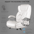 thumbnail image 5 of Waleaf Heavy Duty Big and Tall Office Chair 500lbs with Adjustable Lumbar Support,High Back Office Chair for Adults, 5 of 7