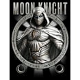 thumbnail image 2 of Men's Marvel: Moon Knight Hieroglyph Frame Evil Beware  Graphic Tee Black Small, 2 of 5
