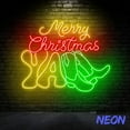 thumbnail image 3 of Handmadetneonsign Merry Christmas Y'all Boots Neon Sign, Cowboy Boots Led Sign, Christmas Gift, Holiday Wall Decor 82382, 3 of 5