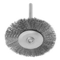 thumbnail image 4 of 10 Pcs Brosse à Roue en Fil, Brosse à Roue en Fil d'Acier Fin de 1,5 Pouces/1 Pouce pour Perceuse, Tige Ronde de 1/8 Pouce, 4 of 8