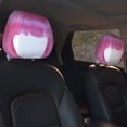 thumbnail image 4 of Housses de Coussin de Voiture Perruques Colorées Tendance Personnalisables Roses Housses de Coussin de Voiture avec Protecteur de Siège Imperméable à Élasticité Totale, 4 of 7
