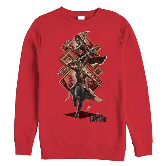 Women's Marvel Black Panther 2018 Special Forces  Sweatshirt Red 3X Large