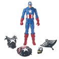 thumbnail image 3 of Figura de acción Spider-Man Hasbro E8683 Maximum Venom Titan Hero Venom Captain America con motor de arranque, proyectil, 6 accesorios, 30 cm, 3 of 9