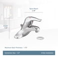 thumbnail image 2 of Moen Chateau Chrome One-Handle Bathroom Faucet, 2 of 2
