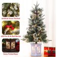 thumbnail image 6 of Senfot 3 Ft Prelit Christmas Tree, Mini Xmas Tree with 78 Led Lights, Small Tabletop Artificial Christmas Tree for Indoor Outdoor Christmas Decorations 2pcs, 6 of 8