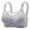 Gray, variant on Women's Seamless Wireless Bra, Comfortable Lifting Support Bralette, Nude T-Shirt Bra for Large Bust, Plus Size Everyday Underwear