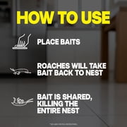 Raid Double Control Large Roach Baits, Kills Cockroaches and Bugs, 8 Bait Stations