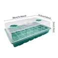 thumbnail image 2 of Seedling Trays Seed Starter Tray, 1-Pack Mini Propagator Plant Greenhouse Grow Kit with Humidity Vented Domes and Base for Seeds' Starting (40 Cells Per Tray), Black, 2 of 7