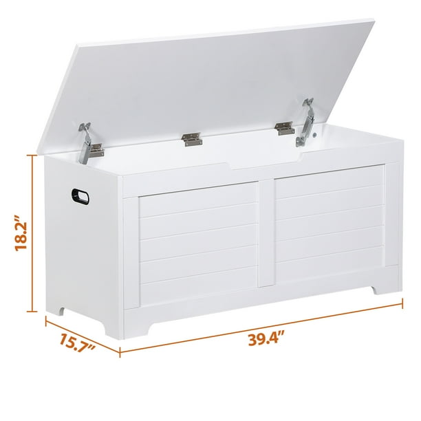 〆1/31 WHITE_WOOD_BENCH #1 IDEAGLE White 44 in. Bedroom Bench without Back 3-Drawers Storage