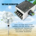 thumbnail image 4 of Regulador de voltaje de 220 V, atenuador, controlador de velocidad del Motor eléctrico, presión del termostato, 4 of 6