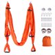 thumbnail image 1 of Hamaca de fitness para yoga - Hamaca monocromática naranja vibrante + Cuerda de crisantemo + Bandeja colgante Adepaton 220157-2, 1 of 7