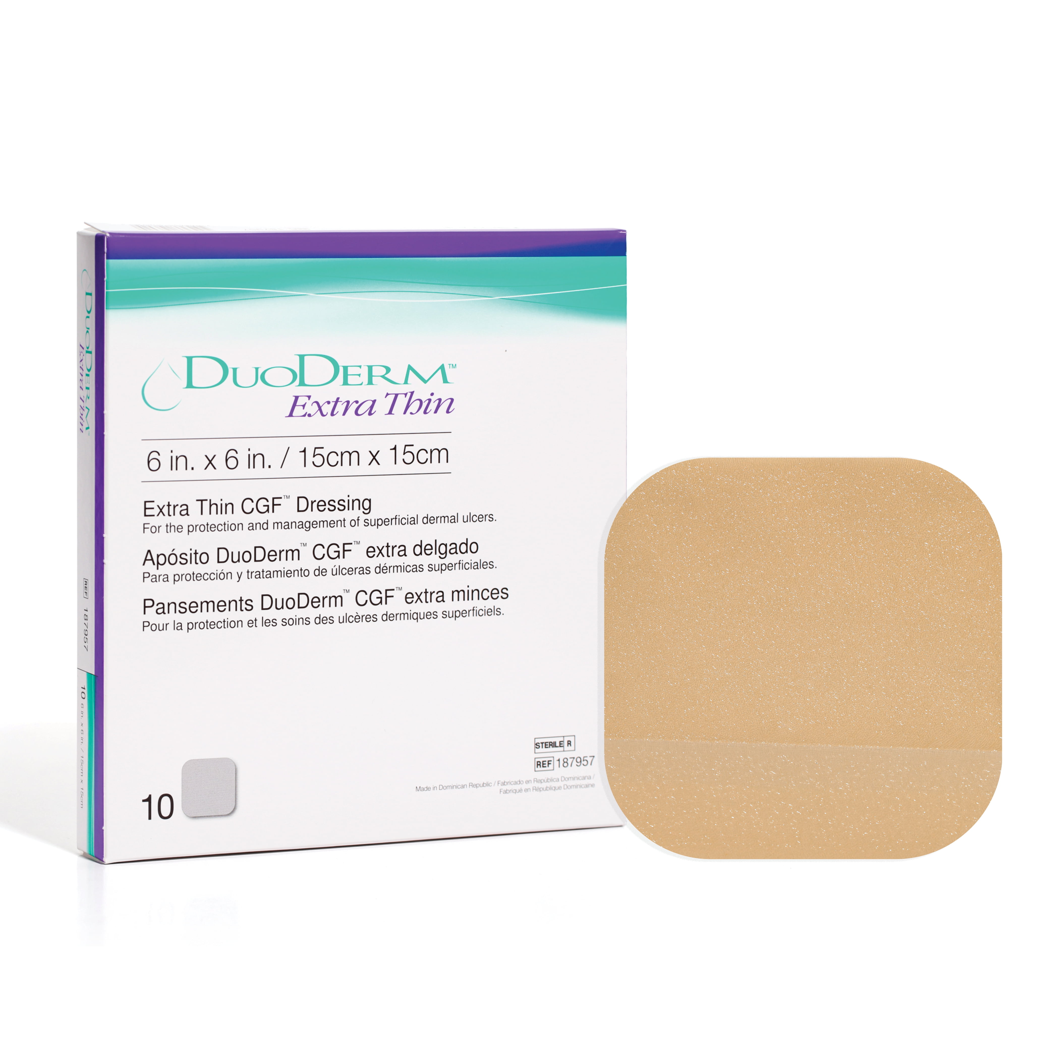 WP000-187932 187932 Dressing DuoDerm Extra Thin LF St Wtprf 1-3 WP000-187932 187932 Dressing DuoDerm Extra Thin LF St Wtprf 1-3