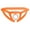 Orange, variant on Womens Underwear Breathable Comfortable Panties Men's Fashion Sretch T-back Micro Briefs Blend Underwear for Women
