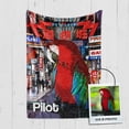 thumbnail image 1 of Custom Pet Fleece Blankets For Bird & Parrot Lovers - Detailed Pop Art Portrait, 1 of 9