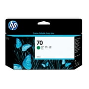 Angle View: HP 70 130-ml Green DesignJet Ink Cartridge, C9457A