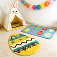 thumbnail image 1 of Easter Egg Floor Mat | Non-Slip Indoor Outdoor Rug for Doorway Bathroom Kitchen | High-Density Polyester Absorbent Mat for Home Dorm Laundry Room | 60x40cm Welcome Mat, 1 of 9