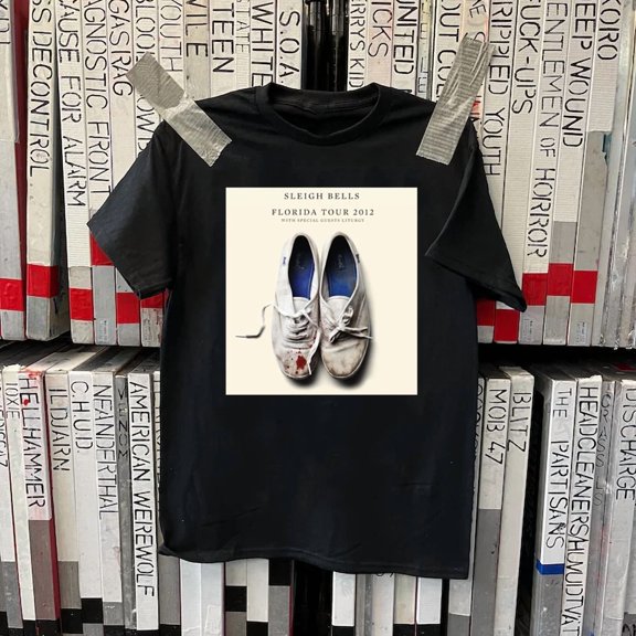 CLASSIC Sleigh Bells BAND album tour black T-shirt Unisex All sizes SUMMER SHIRT 1F1972