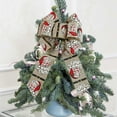 thumbnail image 5 of Dongrere Linen Bow for Christmas Tree Decorations Christmas Bows for Apparel Clothing, 5 of 5