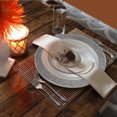 thumbnail image 4 of TABLECLOTHSFACTORY Assiettes de Chargeur Rondes en Plastique Acrylique Argenté Pailleté 13 Pouces pour Décoration de Table - Ensemble de 6, 4 of 4