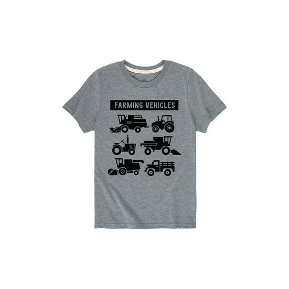Instant Message - Farming Vehicles - Toddler Short Sleeve Tee