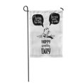 thumbnail image 1 of NUDECOR Happy Groundhog Day Sketched Hand Lettering Spring is Garden Flag Decorative Flag House Banner 12x18 inch, 1 of 1