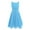 Light Blue, variant on Sxiwei Kids Girls Knotted Flower Girl Dress Princess Wedding Birthday Pageant Party Prom Gowns Rose 14