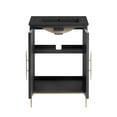 thumbnail image 5 of Modway Awaken 24" Solid Wood and MDF Bathroom Vanity in Black, 5 of 7