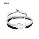 thumbnail image 4 of Guardurnaity 2 unids/set de eslabones trenzados familiares amplia ocasión aplicable Simple hecha a mano para hombres y mujeres Ropa, zapatos y accesorios Miscelánea, 4 of 6
