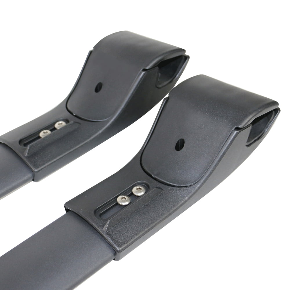 Ikon Motorsports Compatible with 12-16 Subaru Impreza XV Crosstrek Roof Rack Cross Bar - Pair
